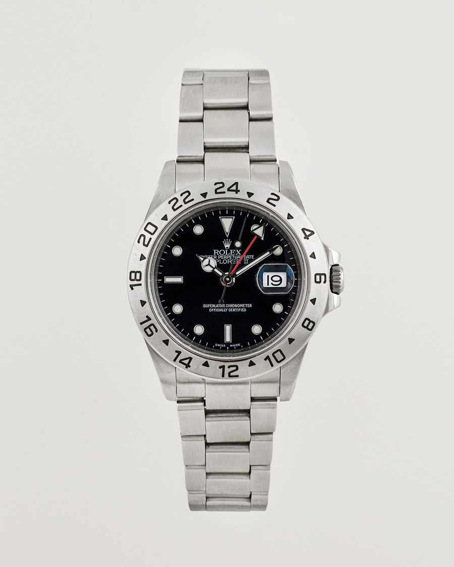 Hombres | Rolex Pre-Owned Explorer II 16570 Silver | Rolex Pre-Owned | Explorer II 16570 Silver