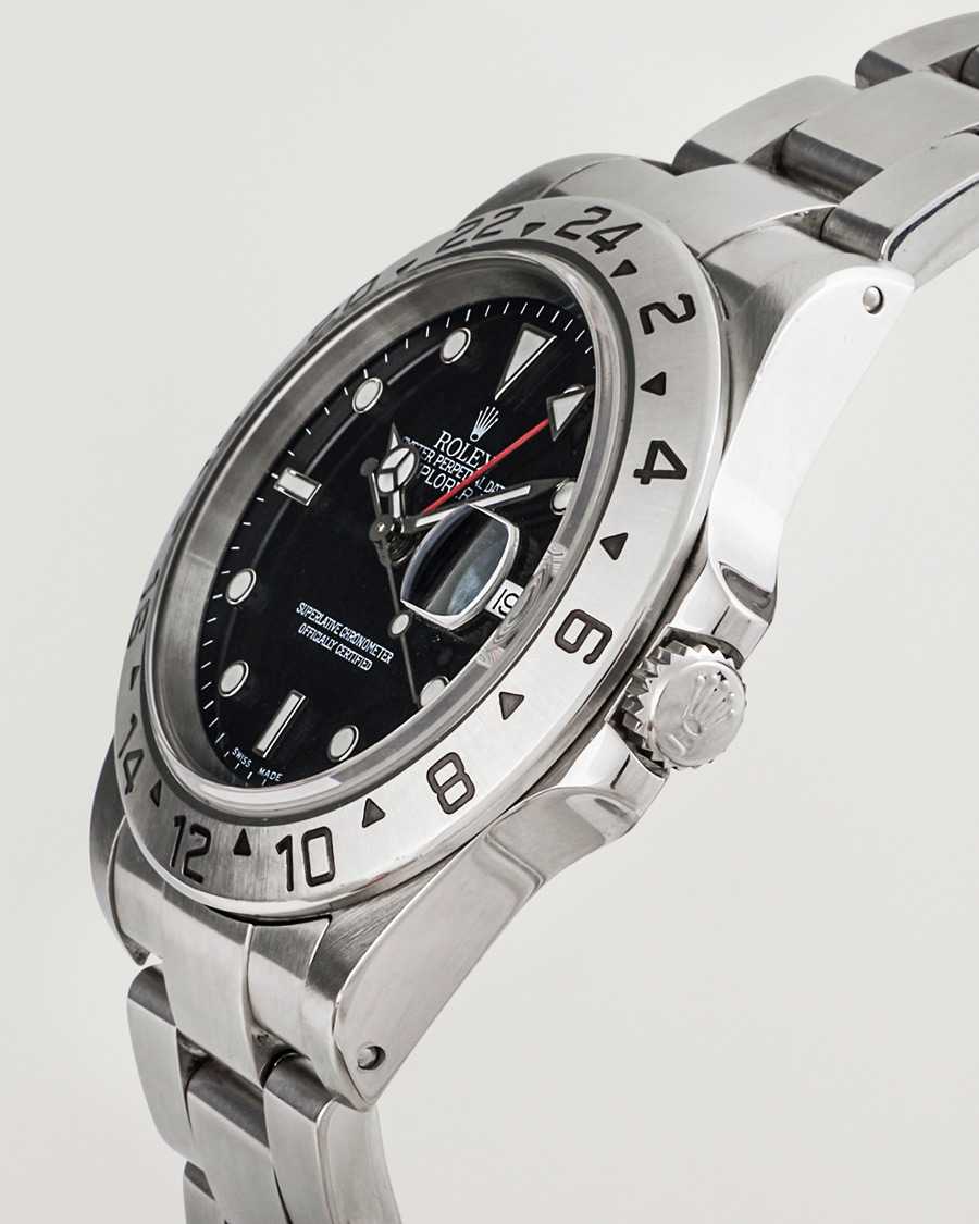 Hombres | Rolex Pre-Owned Explorer II 16570 Silver | Rolex Pre-Owned | Explorer II 16570 Silver