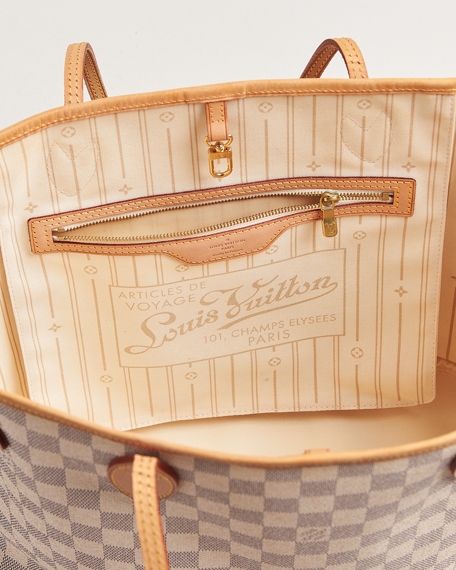 Hombres | Louis Vuitton Pre-Owned Neverfull MM Totebag Damier Azur | Louis Vuitton Pre-Owned | Neverfull MM Totebag Damier Azur