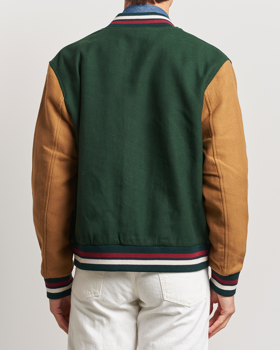 Hombres | Abrigos y chaquetas | GANT | Wool Varisty Jacket Tartan Green