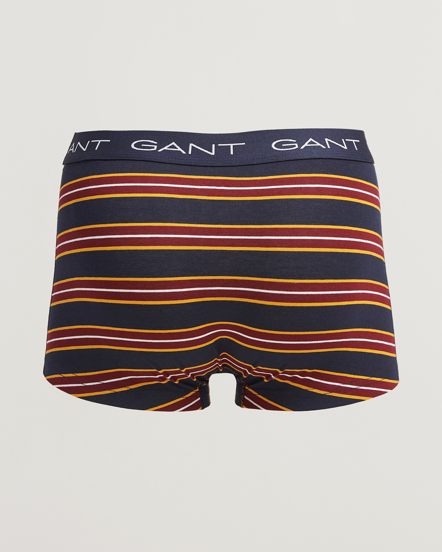 Hombres | Ropa interior y calcetines | GANT | 3-Pack Trunk Boxer Blue/Navy/Grey