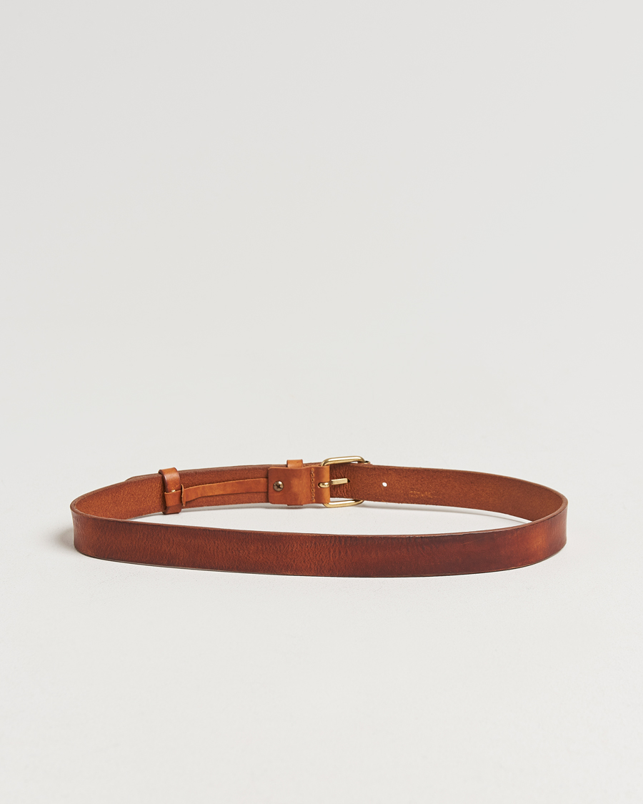Hombres | Cinturones | Nudie Jeans | Dwayne Leather Belt Toffee Brown