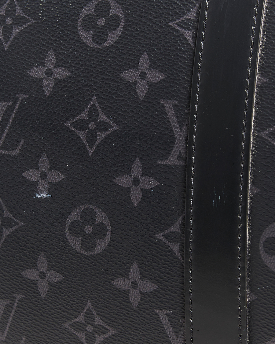 Hombres | Louis Vuitton Pre-Owned Keepall Bandoulière 55 Monogram Eclipse | Louis Vuitton Pre-Owned | Keepall Bandoulière 55 Monogram Eclipse
