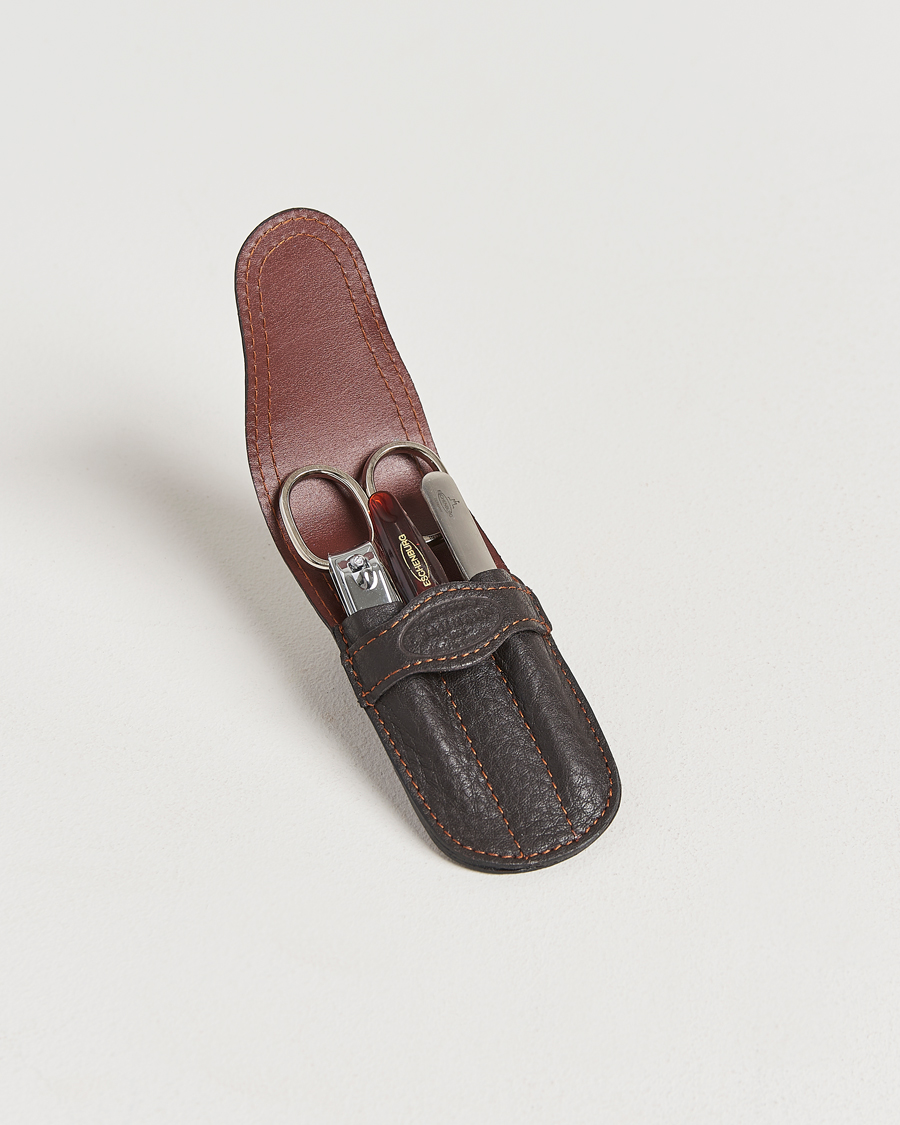 Hombres | Hogar | F. Hammann | Small Manicure Set Dark Brown