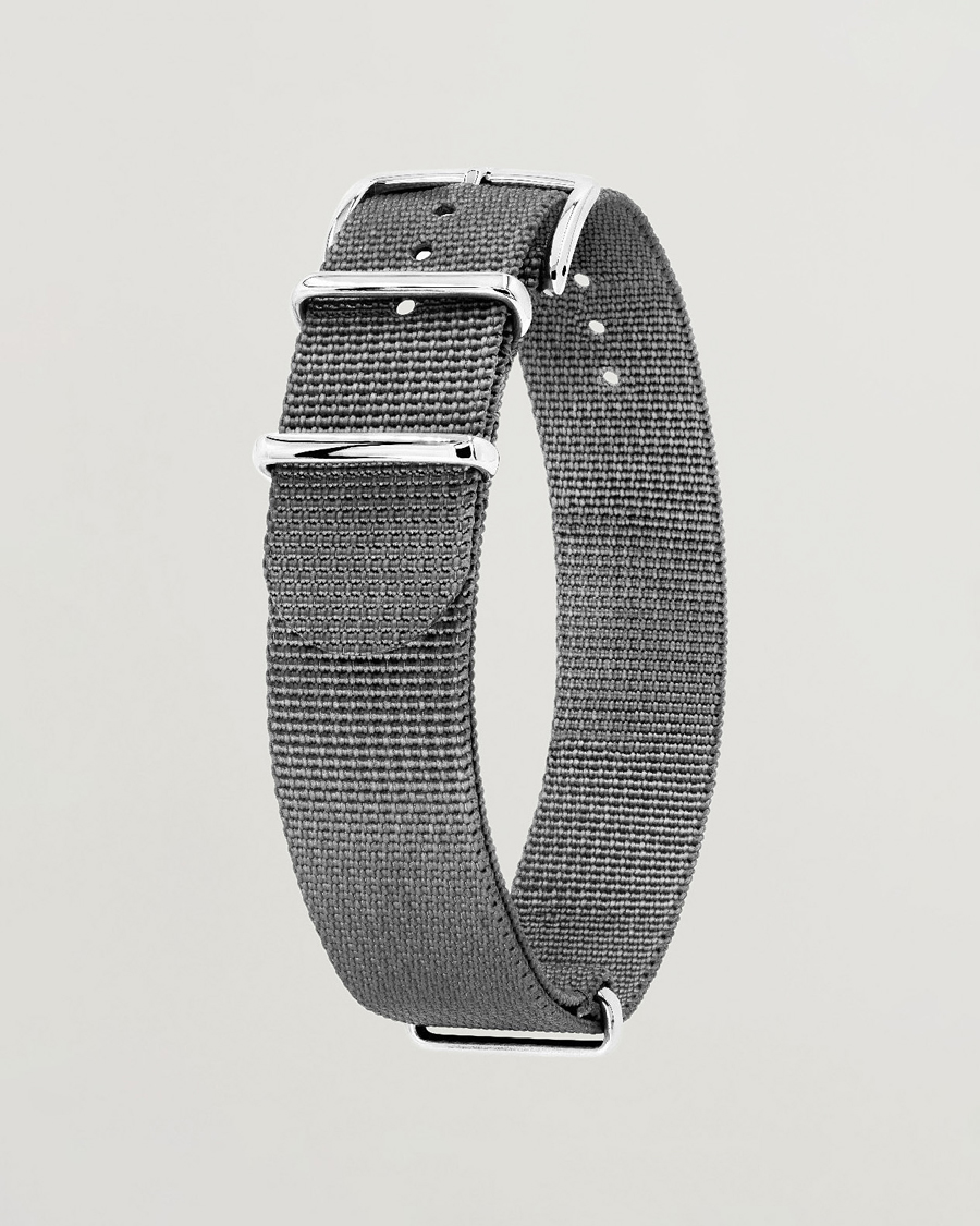 Hombres | Correas de reloj | HIRSCH | Rush Recycle Nato Watch Strap Grey