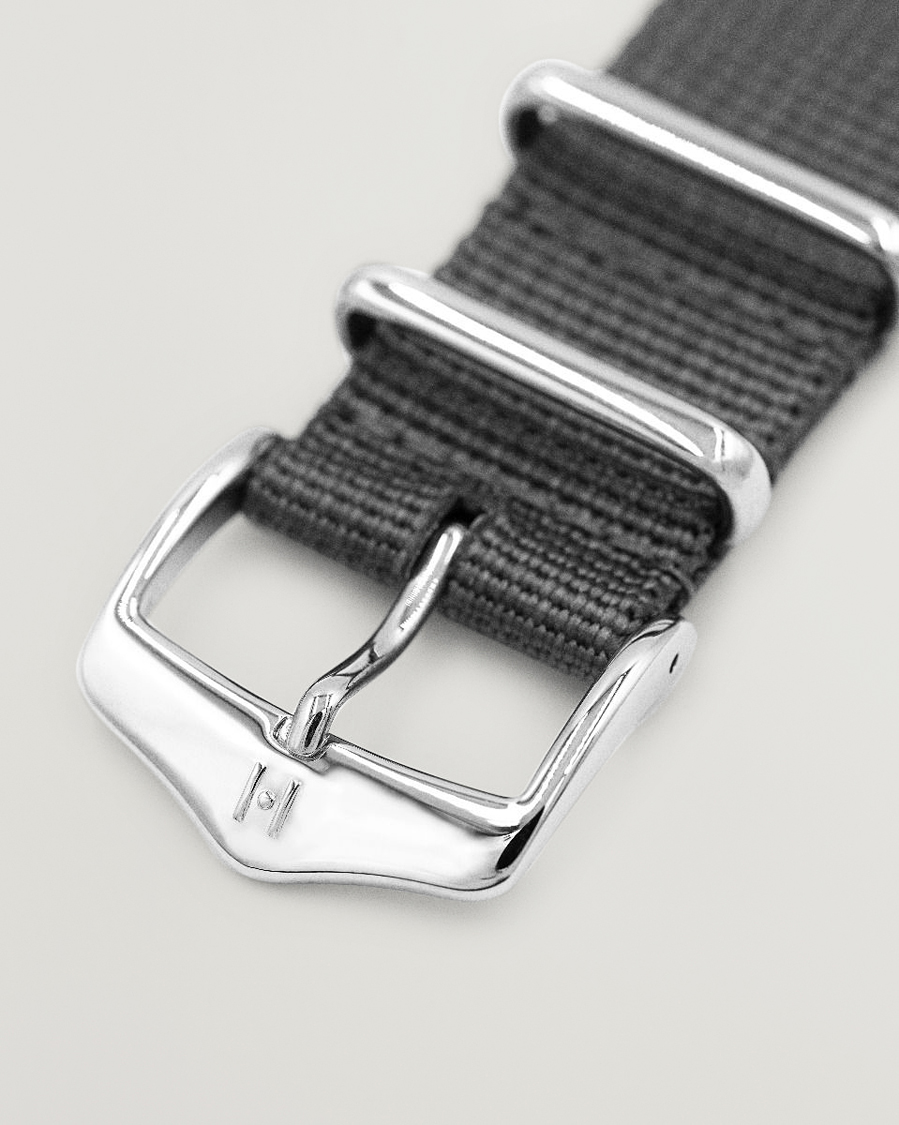 Hombres | Correas de reloj | HIRSCH | Rush Recycle Nato Watch Strap Grey