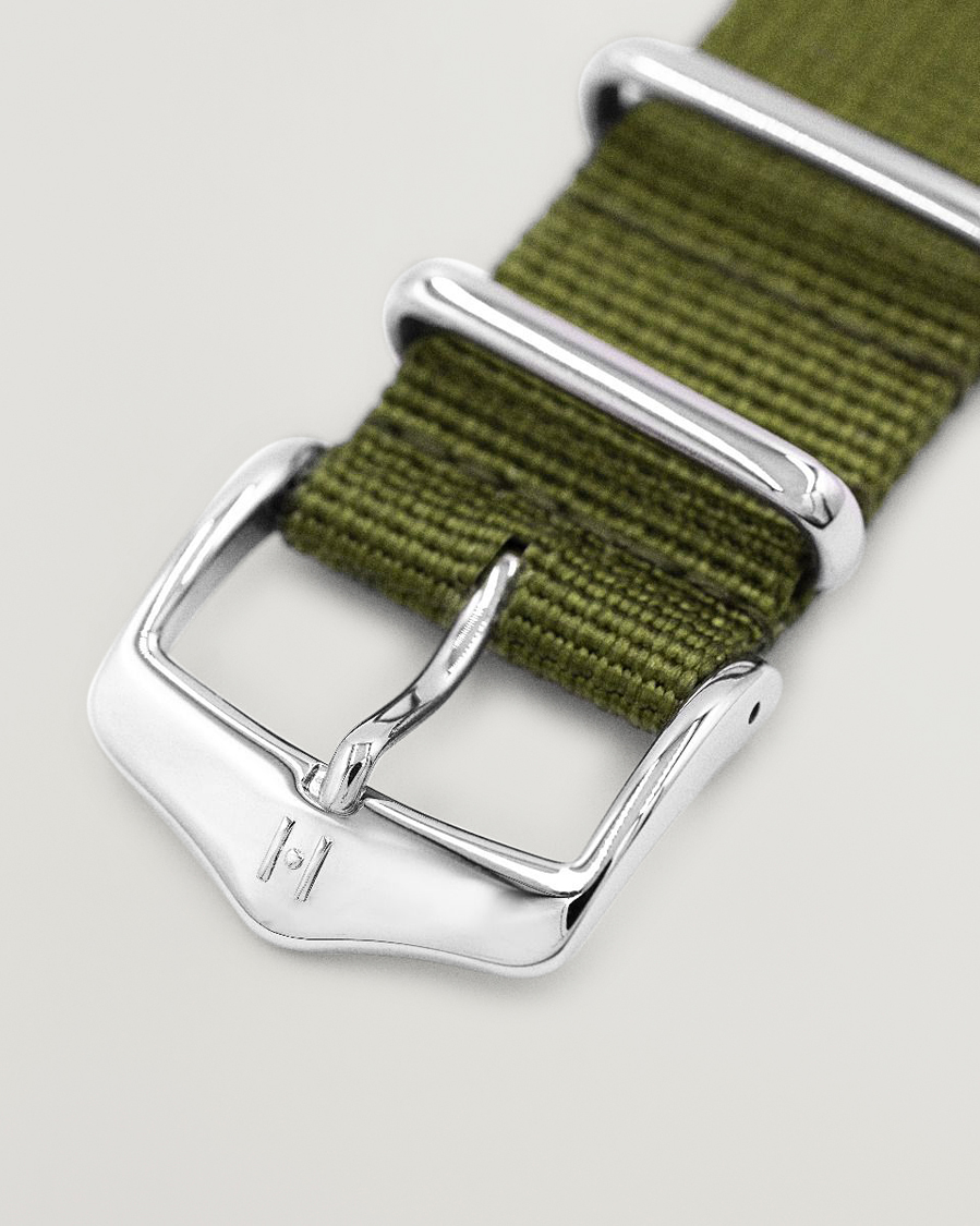 Hombres | Correas de reloj | HIRSCH | Rush Recycle Nato Watch Strap Green