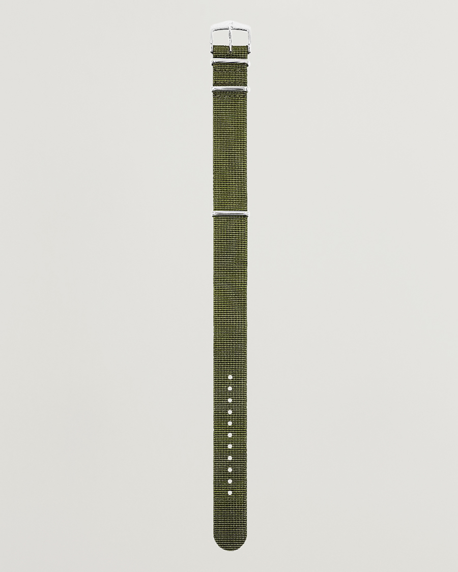 Hombres | Correas de reloj | HIRSCH | Rush Recycle Nato Watch Strap Green