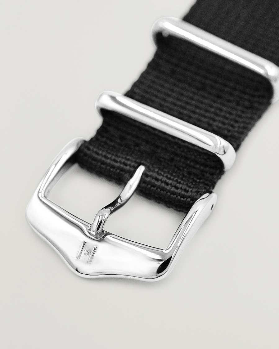 Hombres | Correas de reloj | HIRSCH | Rush Recycle Nato Watch Strap Black