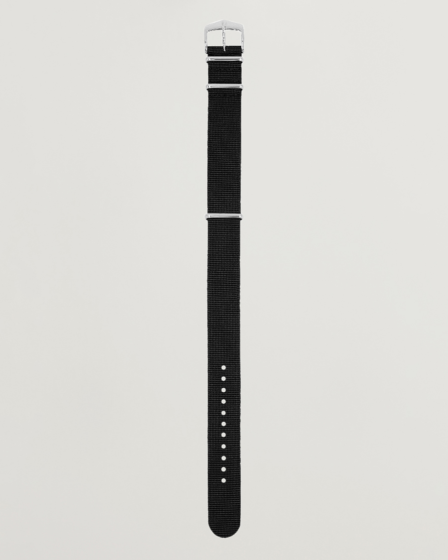 Hombres | Correas de reloj | HIRSCH | Rush Recycle Nato Watch Strap Black