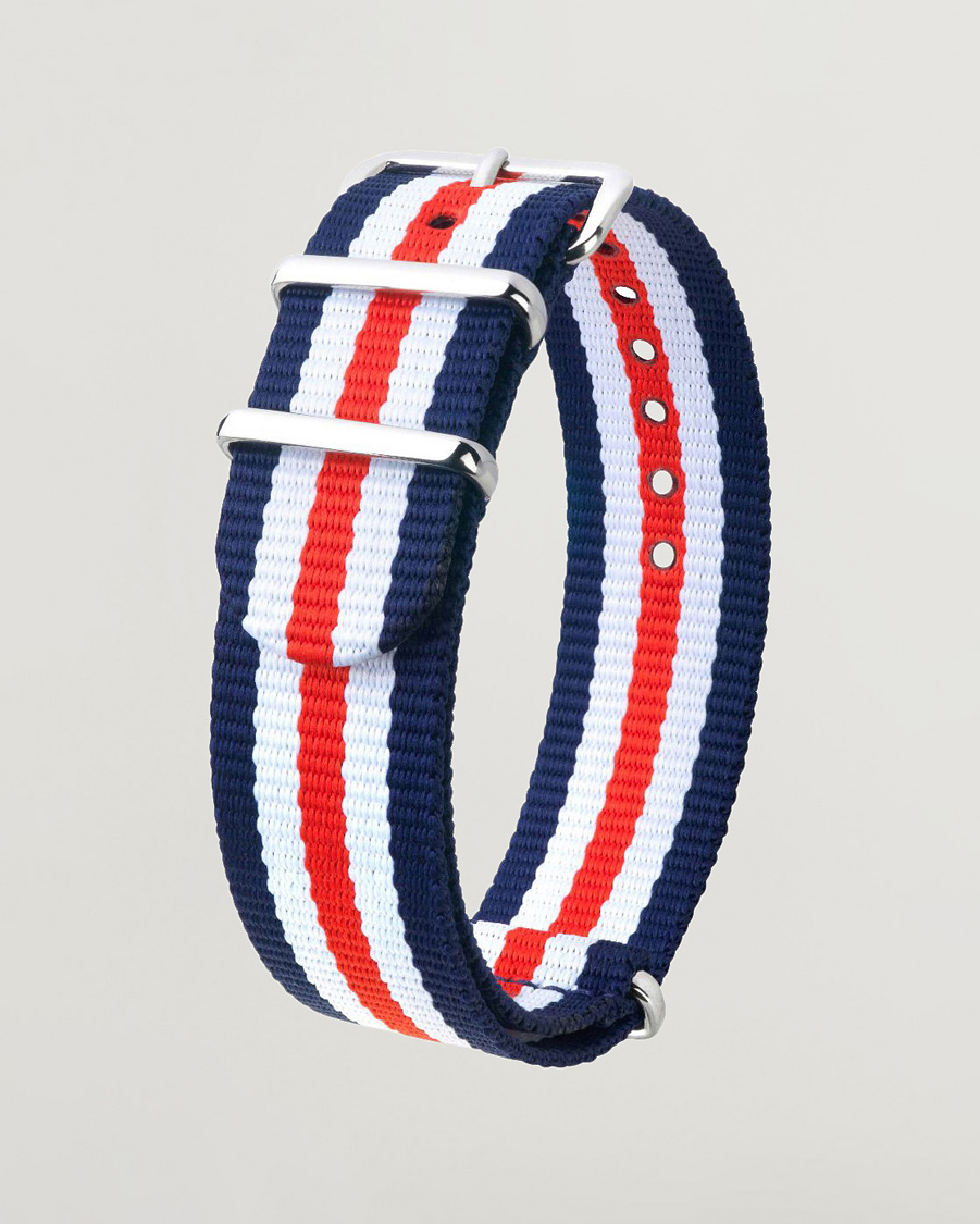 Hombres | Correas de reloj | HIRSCH | Rush Striped Nato Watch Strap