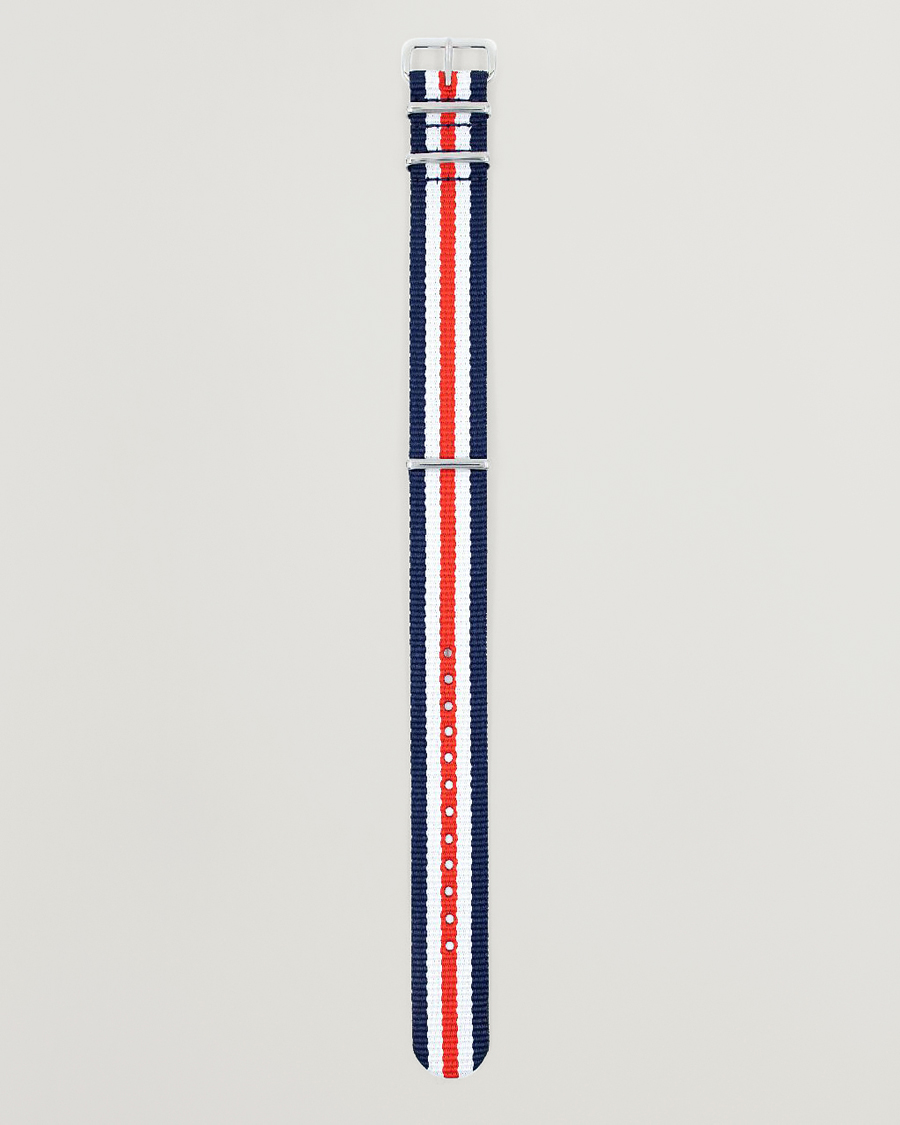 Hombres | Correas de reloj | HIRSCH | Rush Striped Nato Watch Strap