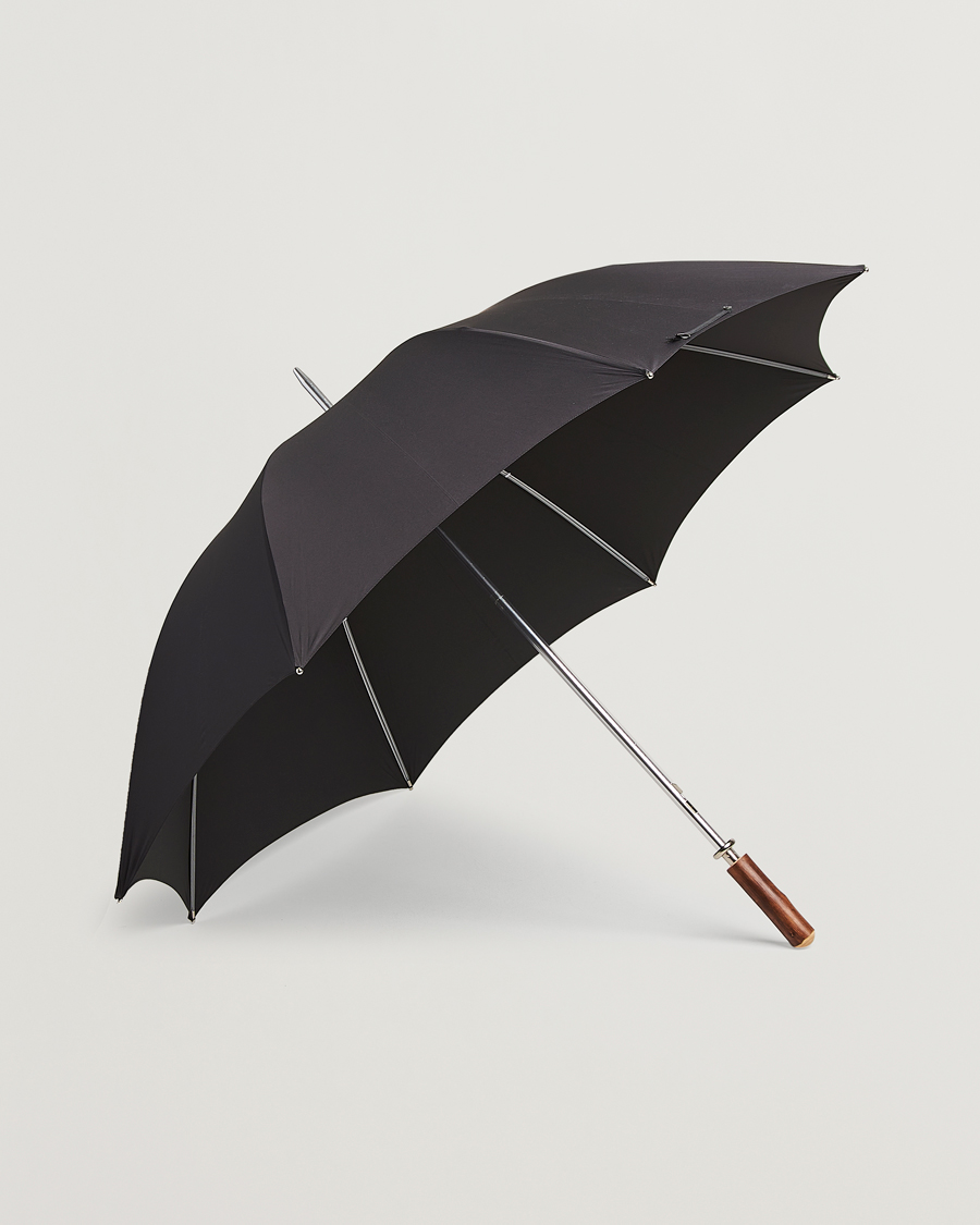 Hombres | Paraguas | Fox Umbrellas | Chestnut Straight Umbrella Black