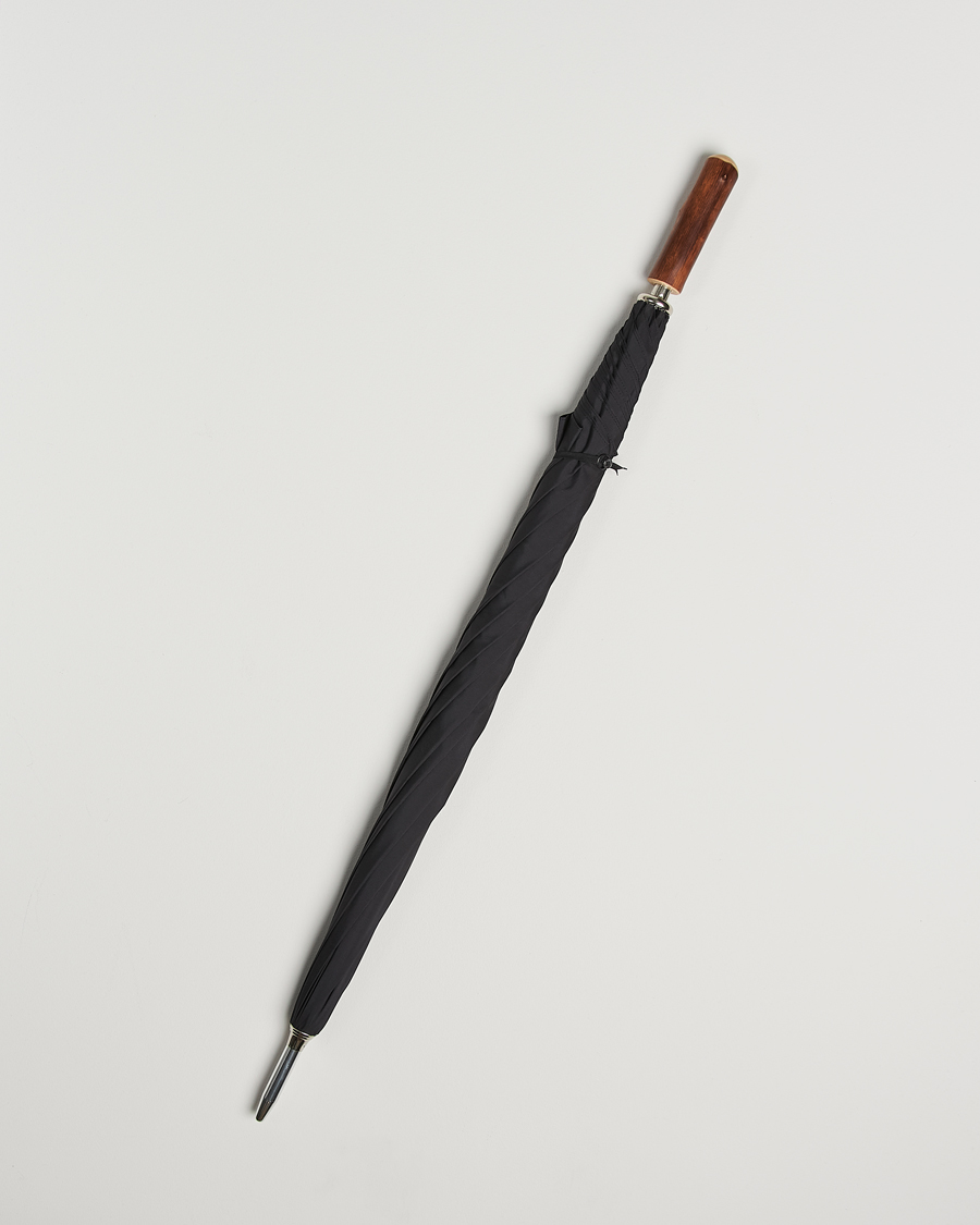 Hombres | Paraguas | Fox Umbrellas | Chestnut Straight Umbrella Black