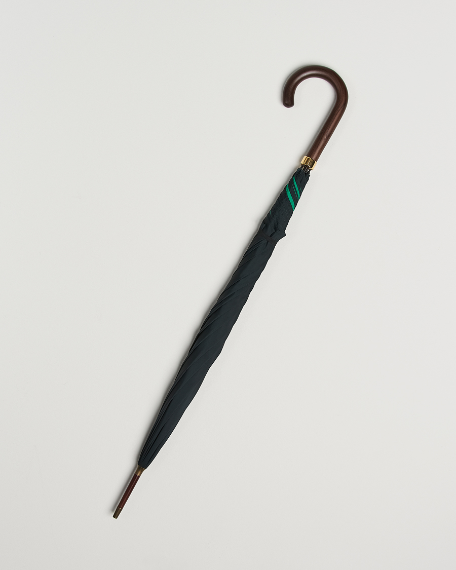 Hombres | Paraguas | Fox Umbrellas | Hardwood Umbrella Black/Green