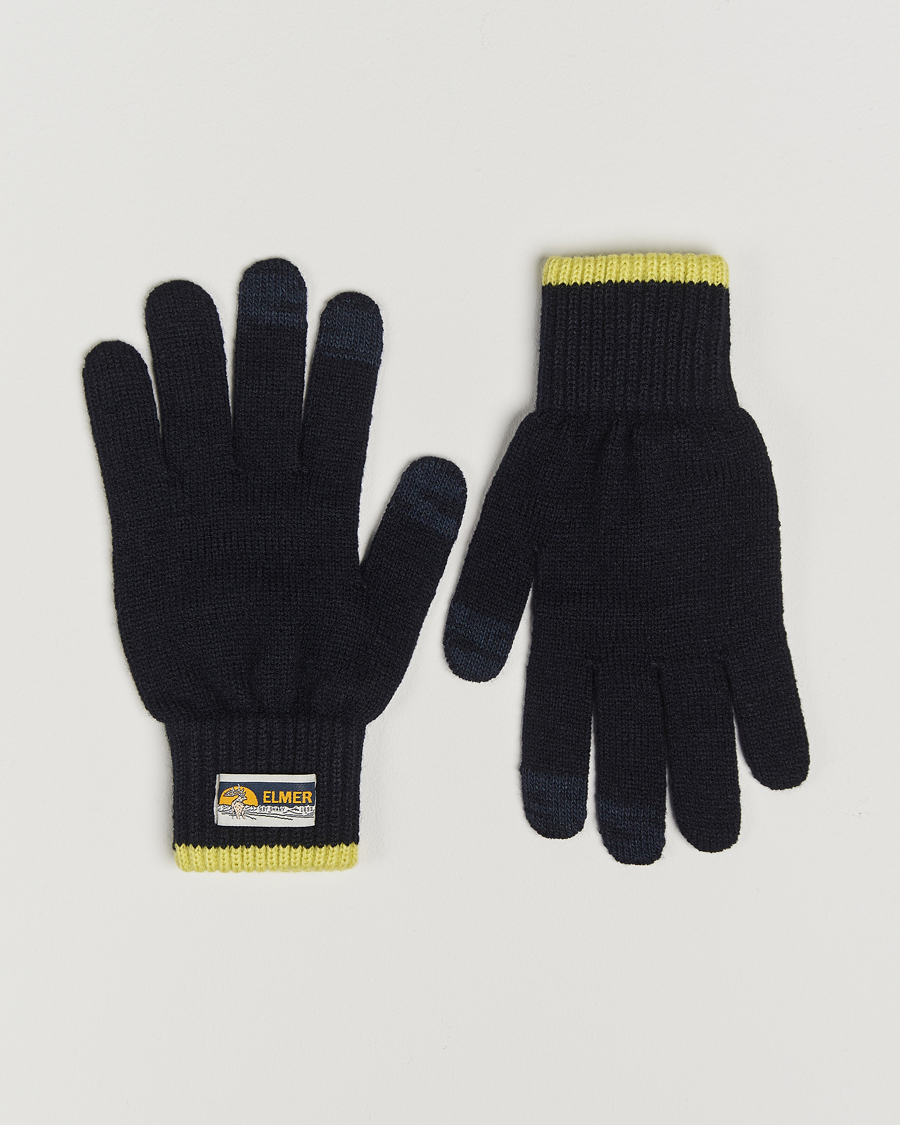 Hombres | Elmer by Swany Knitted Glove Navy | Elmer by Swany | Knitted Glove Navy