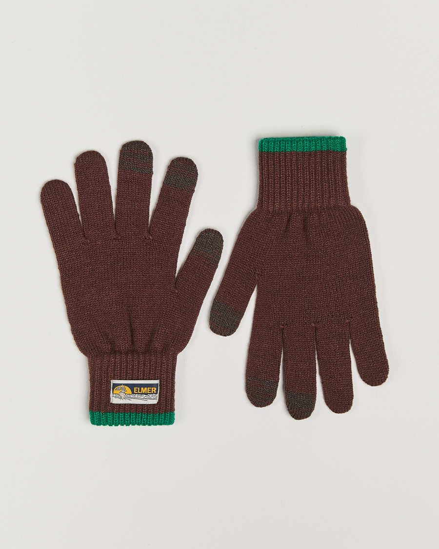 Hombres | Elmer by Swany Knitted Glove Rosewood | Elmer by Swany | Knitted Glove Rosewood