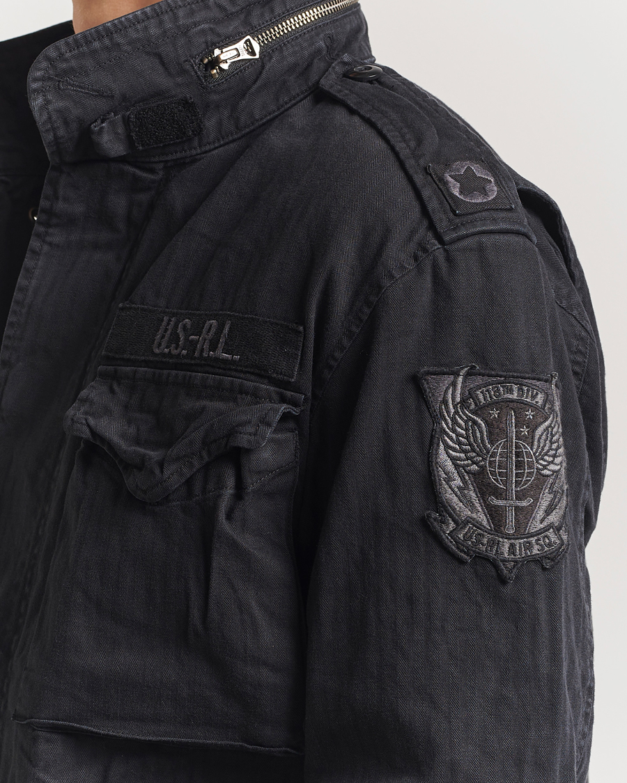 Hombres | Abrigos y chaquetas | Polo Ralph Lauren | Herringbone Field Jacket Polo Black