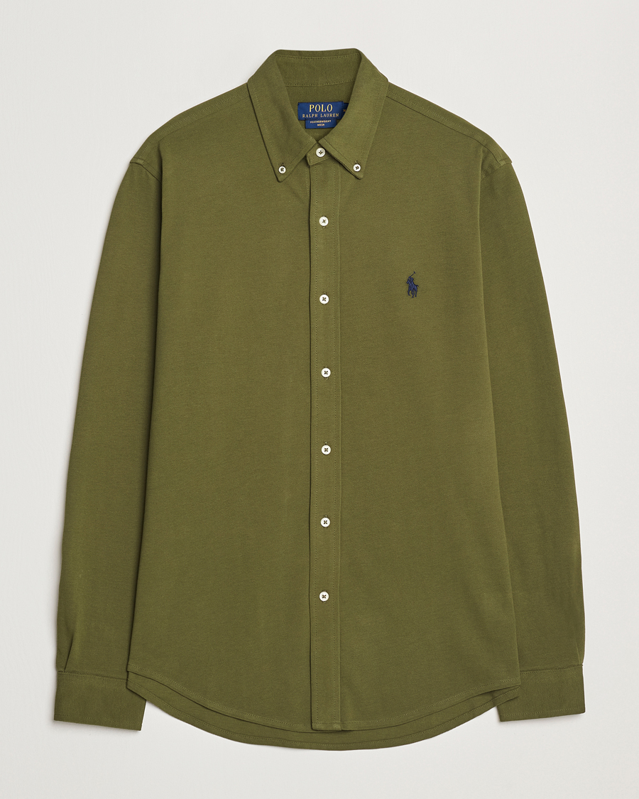 Hombres | Camisas | Polo Ralph Lauren | Featherweight Mesh Shirt New Olive