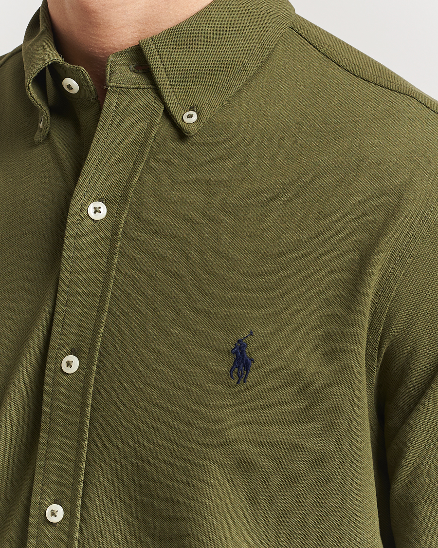 Hombres | Camisas | Polo Ralph Lauren | Featherweight Mesh Shirt New Olive