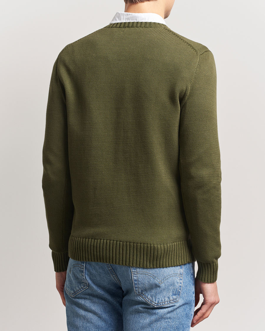 Hombres | Jerséis y prendas de punto | Polo Ralph Lauren | Cotton Crew Neck Sweater New Olive