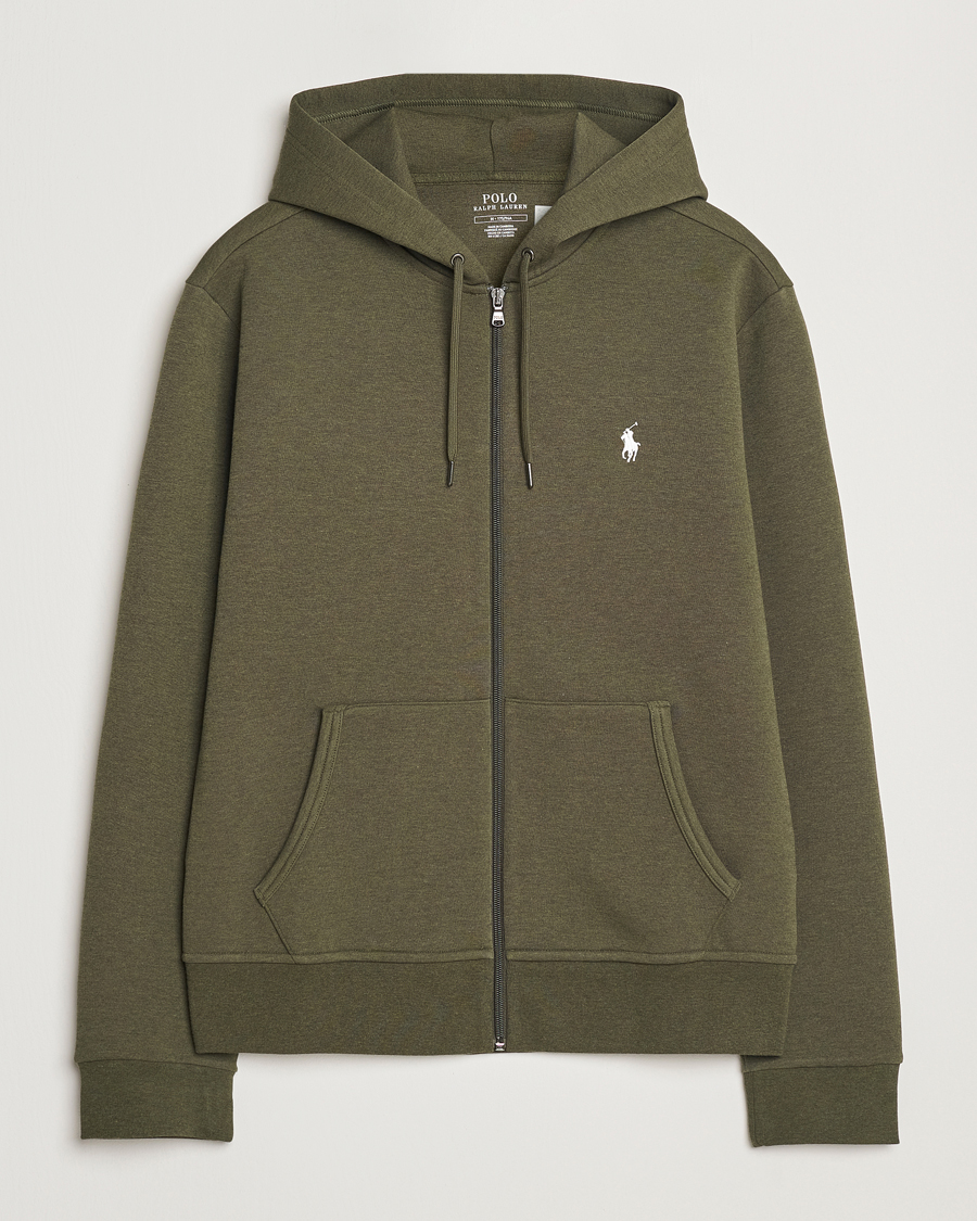 Hombres | Jerséis y prendas de punto | Polo Ralph Lauren | Double Knitted Full-Zip Hoodie Alpine Heather