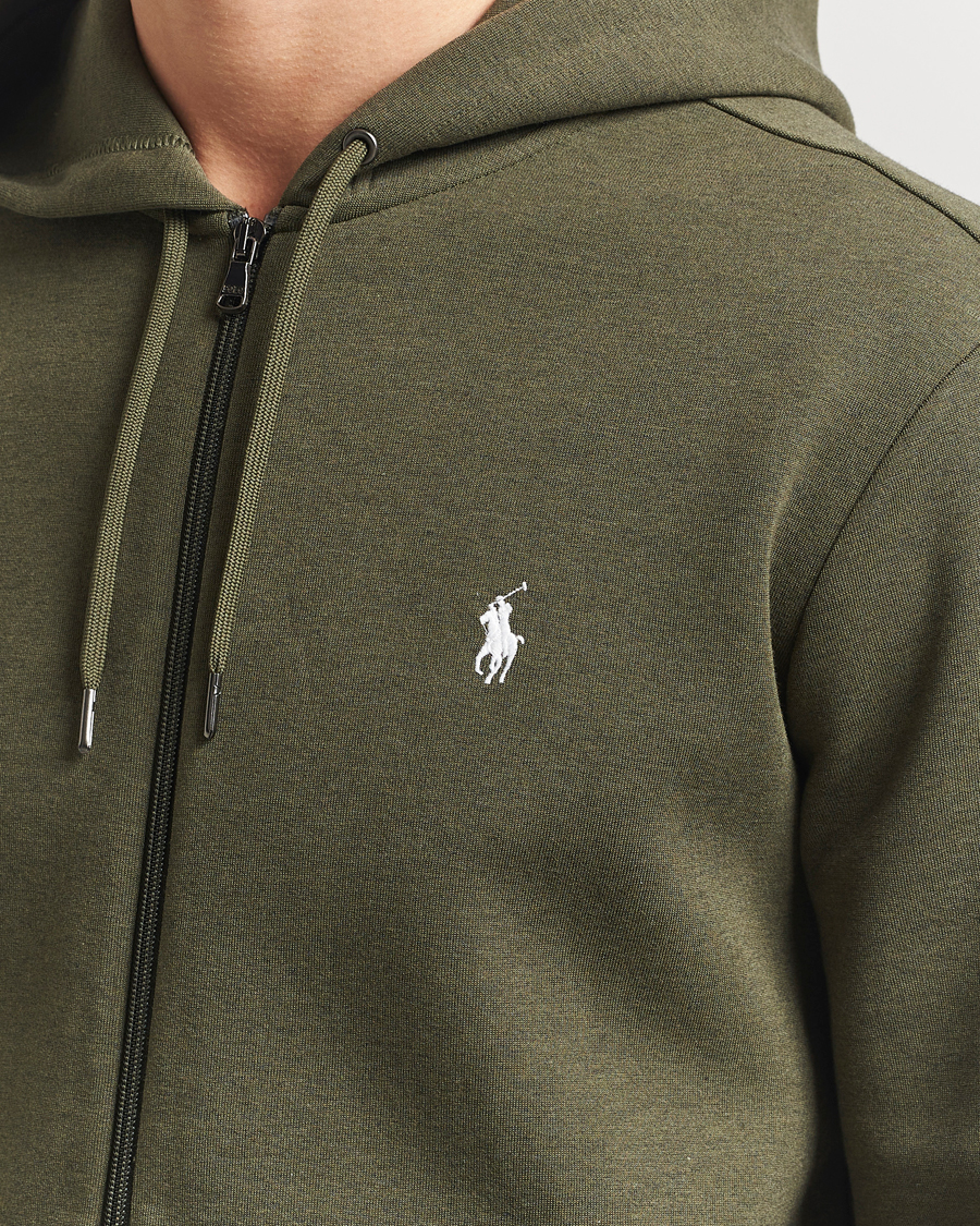 Hombres | Jerséis y prendas de punto | Polo Ralph Lauren | Double Knitted Full-Zip Hoodie Alpine Heather