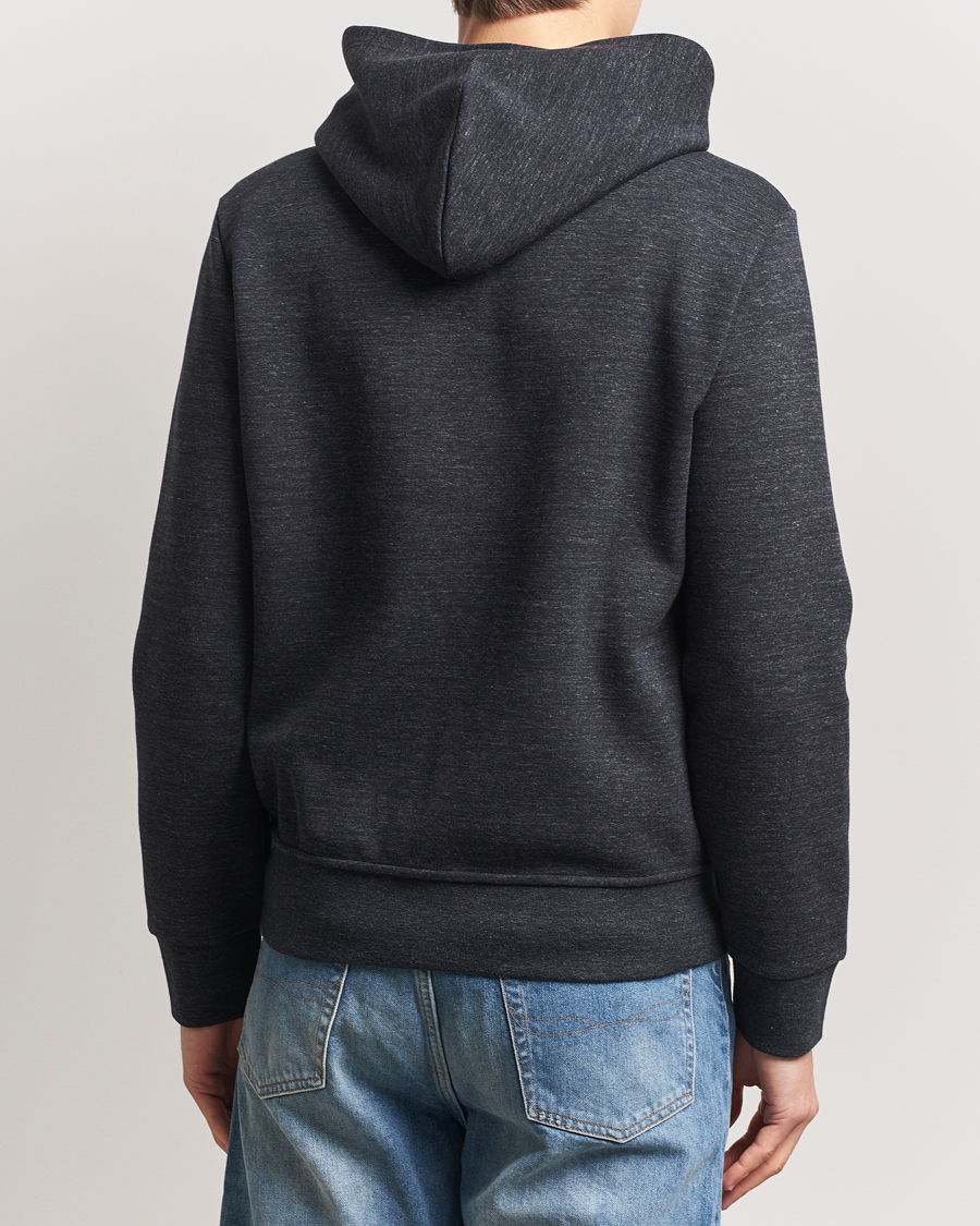 Hombres | Jerséis y prendas de punto | Polo Ralph Lauren | Double Knitted Full-Zip Hoodie Black Marl Heather