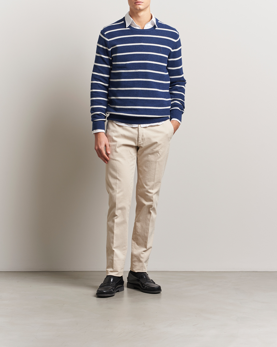 Hombres | Jerséis y prendas de punto | Polo Ralph Lauren | Cotton Pullover Sweater Navy Combo