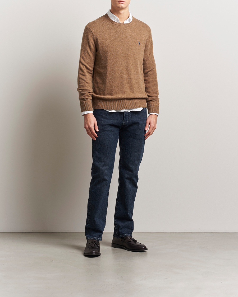 Hombres | Jerséis y prendas de punto | Polo Ralph Lauren | Cotton/Wool Pullover Copper Melange