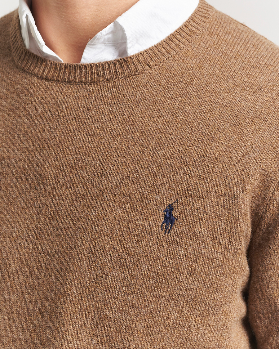 Hombres | Jerséis y prendas de punto | Polo Ralph Lauren | Cotton/Wool Pullover Copper Melange