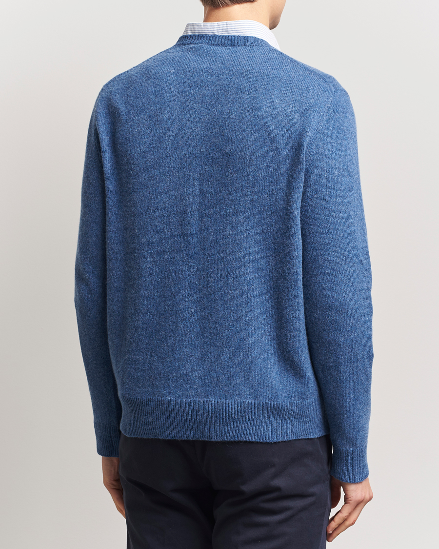 Hombres | Jerséis y prendas de punto | Polo Ralph Lauren | Cotton/Wool Pullover Blue Salt Heather