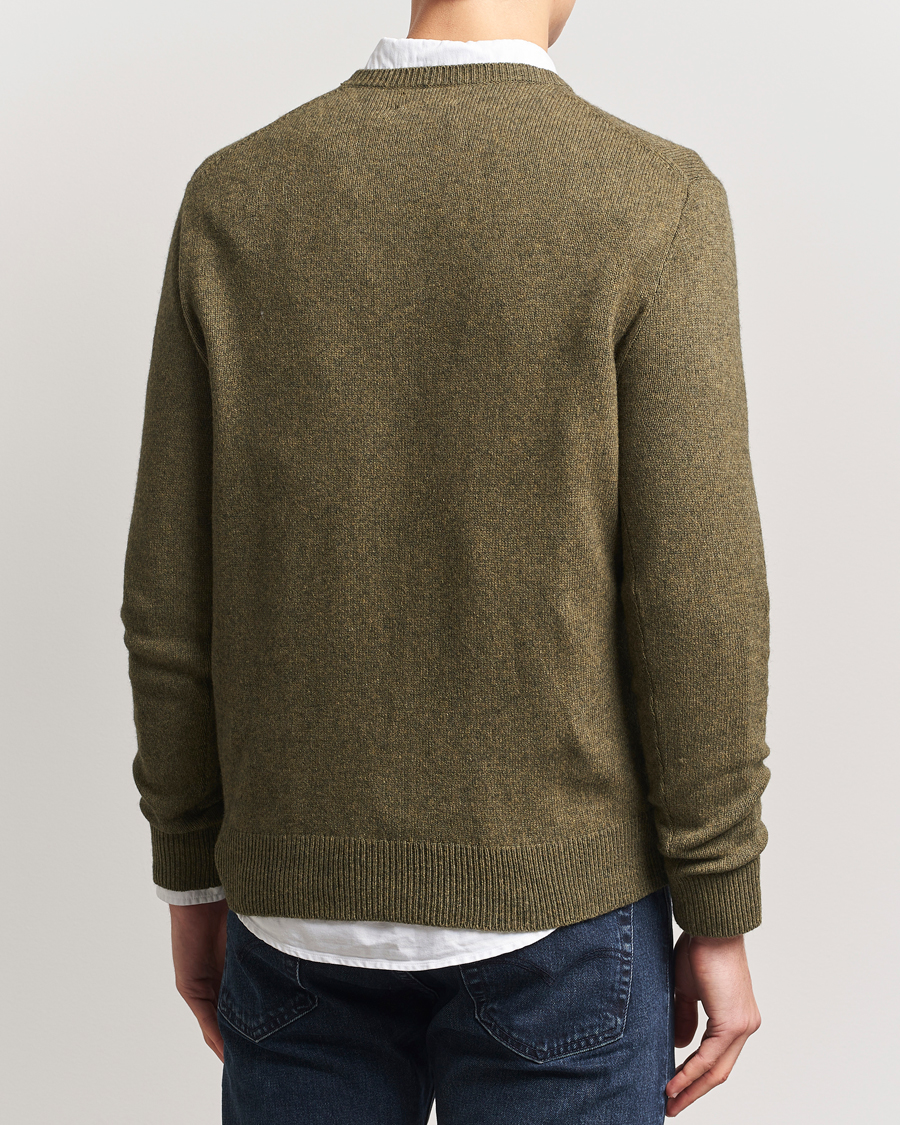 Hombres | Jerséis y prendas de punto | Polo Ralph Lauren | Cotton/Wool Pullover Cargo Olive Heahter