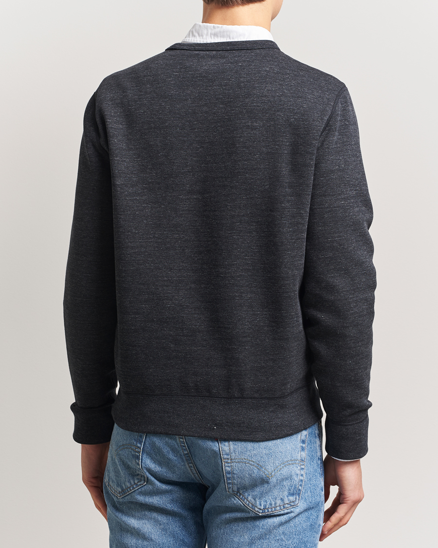 Hombres | Jerséis y prendas de punto | Polo Ralph Lauren | Double Knit Sweatshirt Black Marl Heather