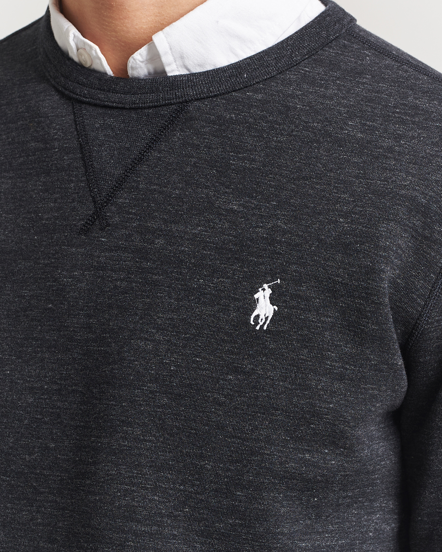 Hombres | Jerséis y prendas de punto | Polo Ralph Lauren | Double Knit Sweatshirt Black Marl Heather