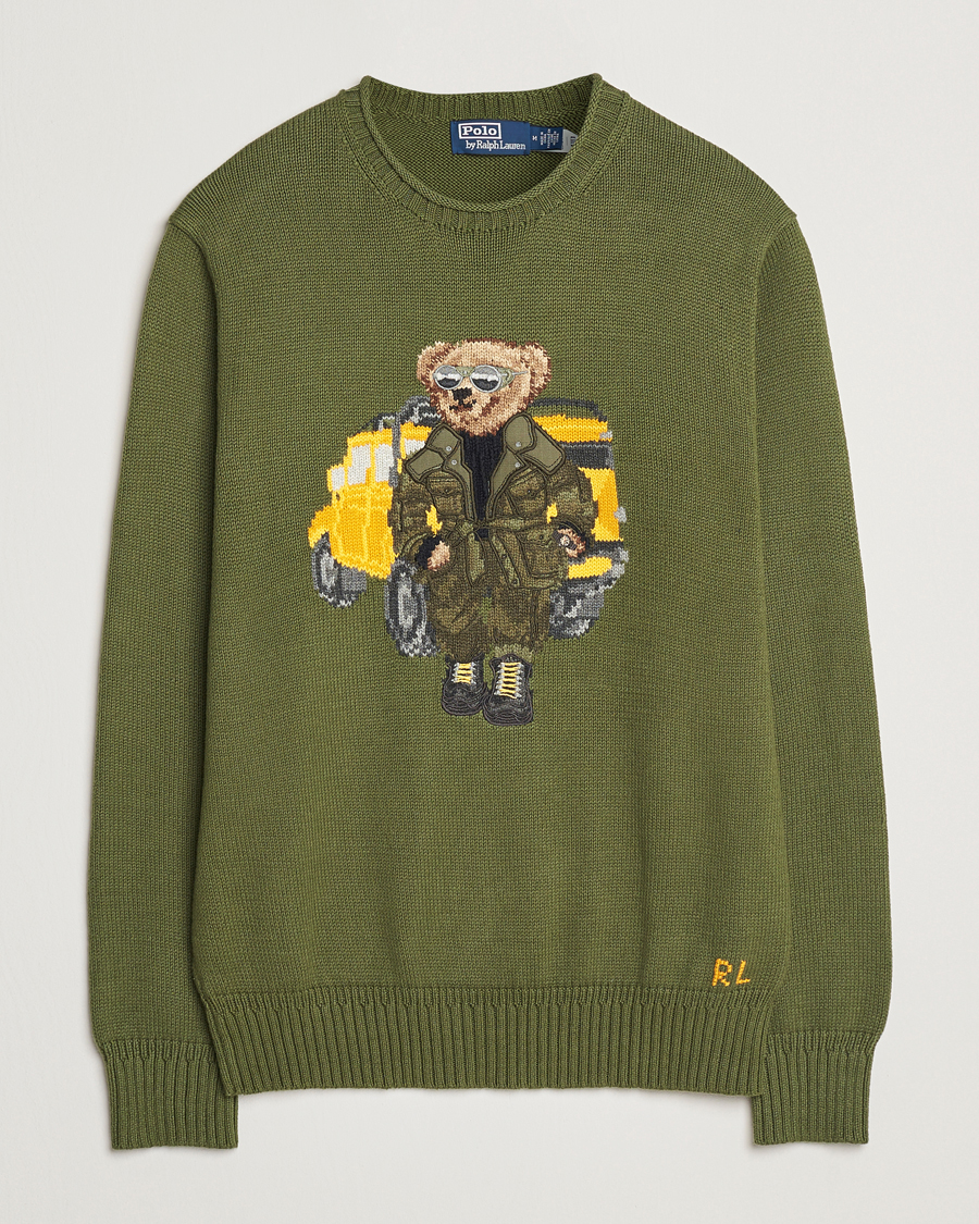 Hombres | Jerséis y prendas de punto | Polo Ralph Lauren | Cotton Bear Pullover New Olive