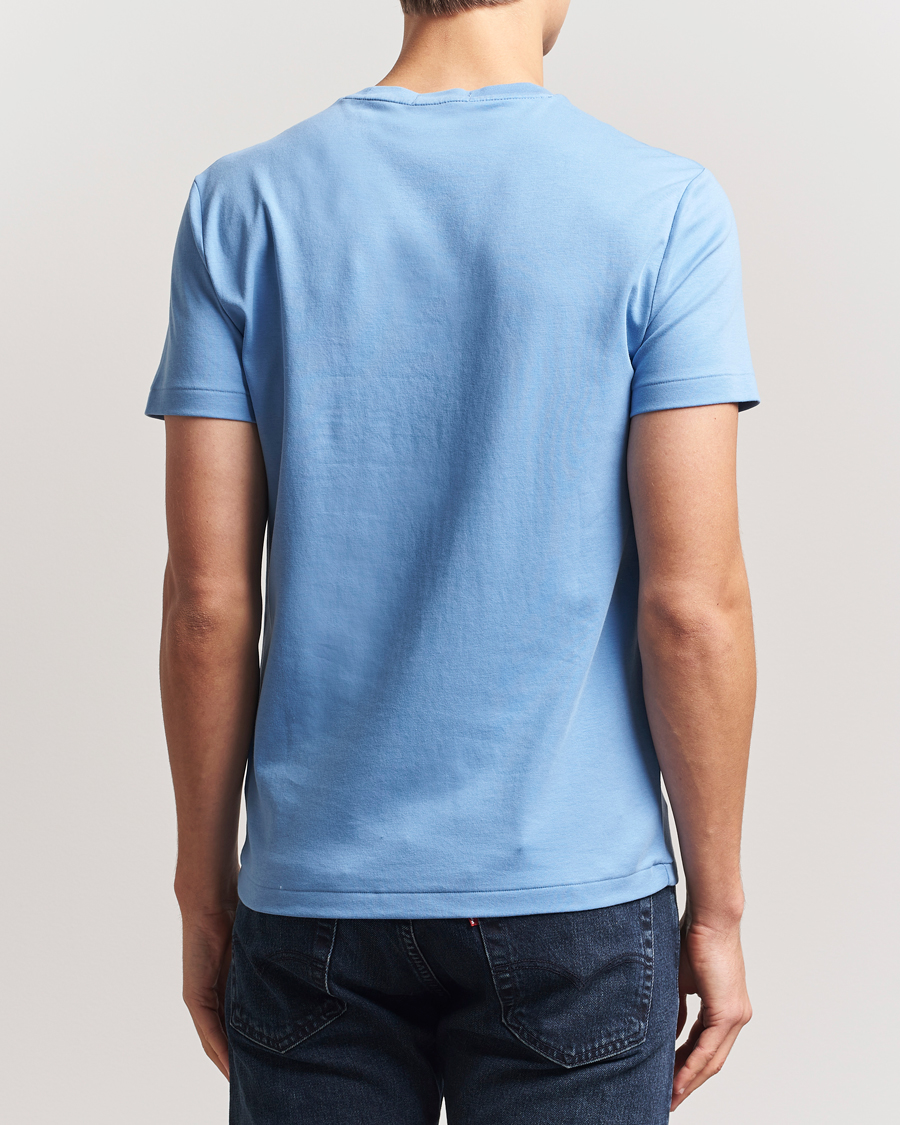 Hombres | Camisetas | Polo Ralph Lauren | Luxury Pima Cotton Crew Neck T-Shirt Sky Blue