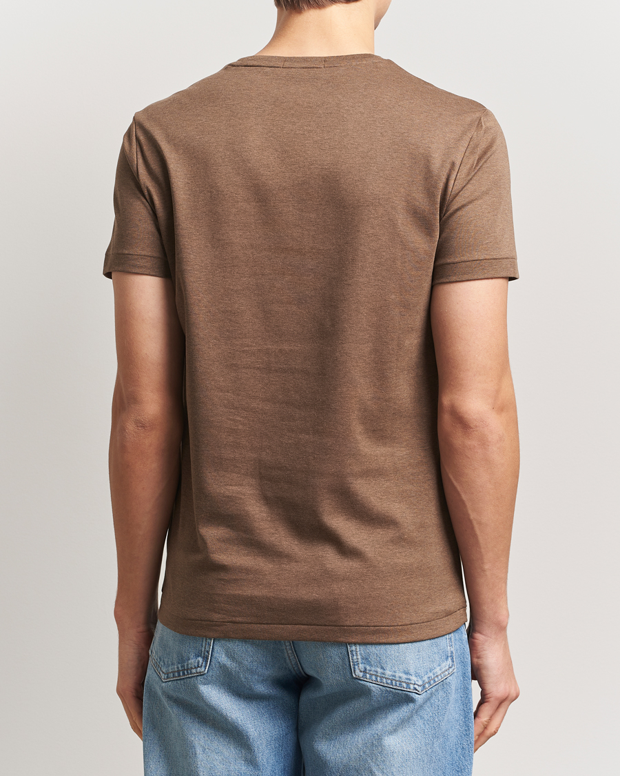 Hombres | Camisetas | Polo Ralph Lauren | Luxury Pima Cotton Crew Neck T-Shirt Cedar Heather