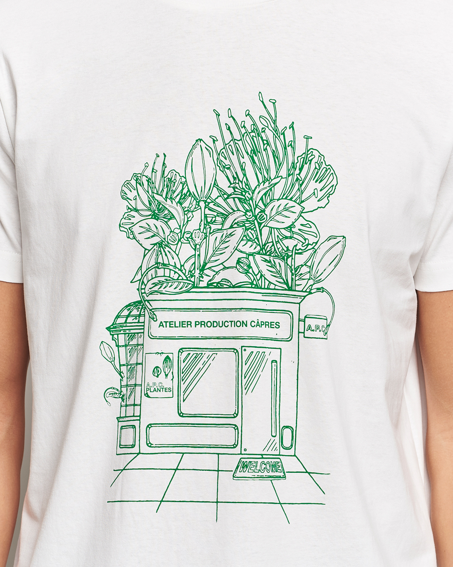 Hombres | Camisetas | A.P.C. | Magasin T-Shirt White