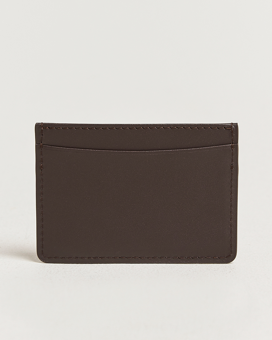 Hombres | Billeteras | A.P.C. | A.P.C.Calf Leather Card HolderDark Brown