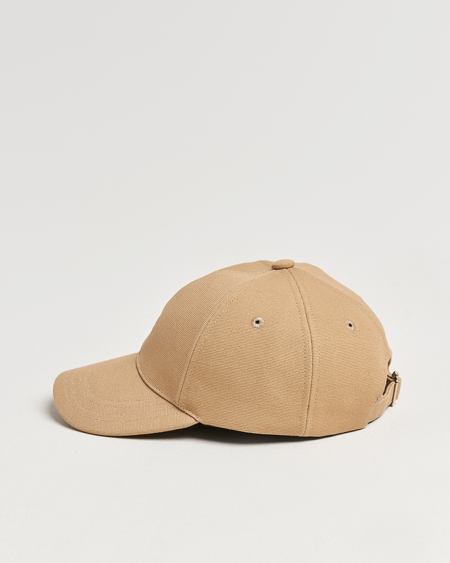 Hombres | A.P.C. Charlie Baseball Cap Dark Beige | A.P.C. | Charlie Baseball Cap Dark Beige