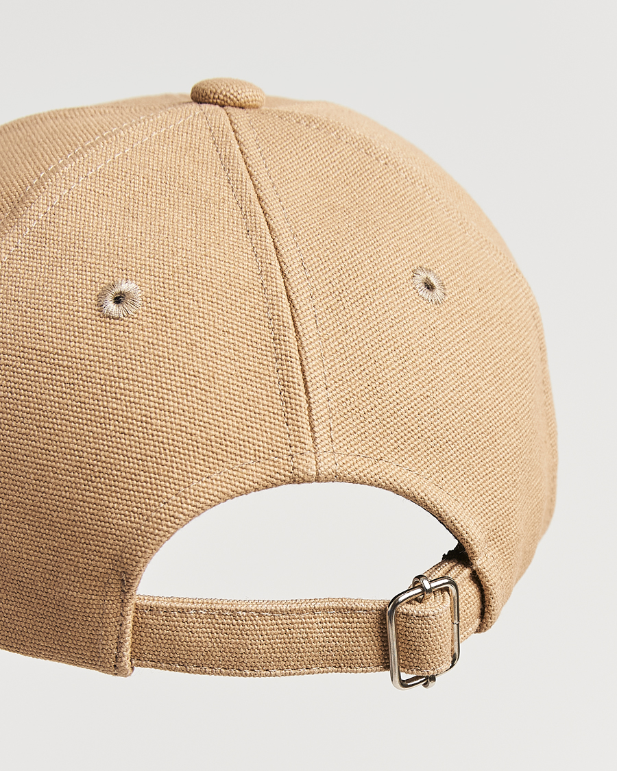 Hombres | A.P.C. Charlie Baseball Cap Dark Beige | A.P.C. | Charlie Baseball Cap Dark Beige