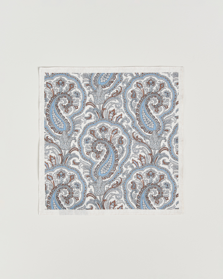 Hombres | Amanda Christensen Box Set Printed Silk 8cm Tie With Pocket Square Brown | Amanda Christensen | Box Set Printed Silk 8cm Tie With Pocket Square Brown