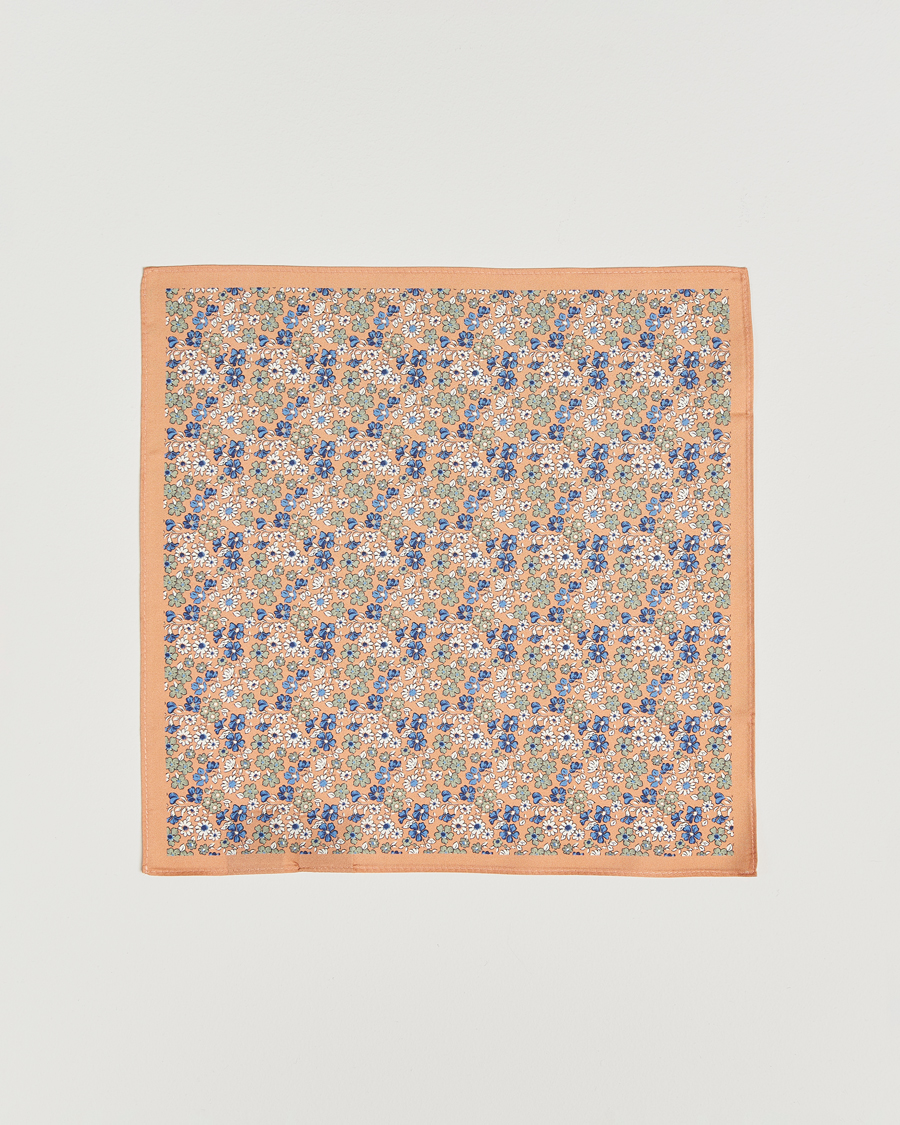 Hombres | Amanda Christensen Box Set Printed Silk 8cm Tie With Pocket Square Orange | Amanda Christensen | Box Set Printed Silk 8cm Tie With Pocket Square Orange