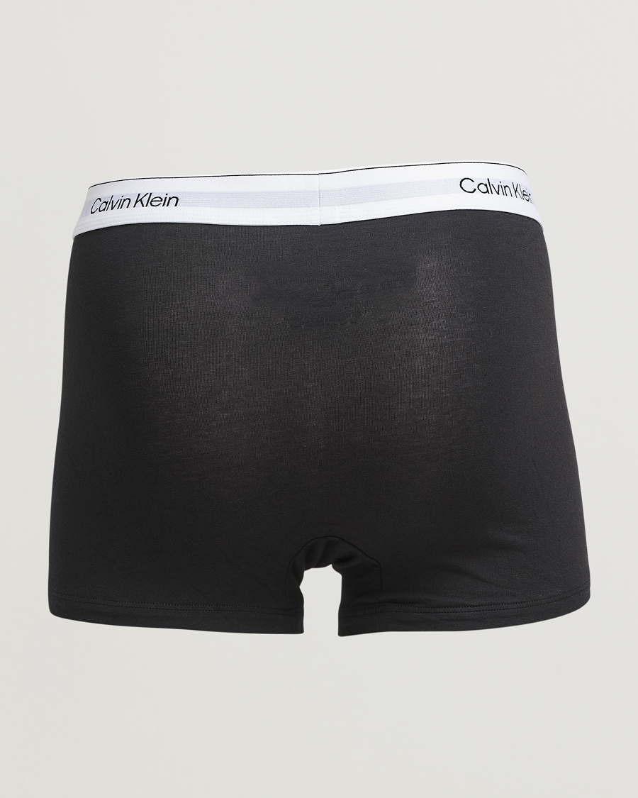 Hombres | Ropa interior y calcetines | Calvin Klein | 3-Pack Icon Cotton Stretch Relaxed Trunk Black/White/Grey