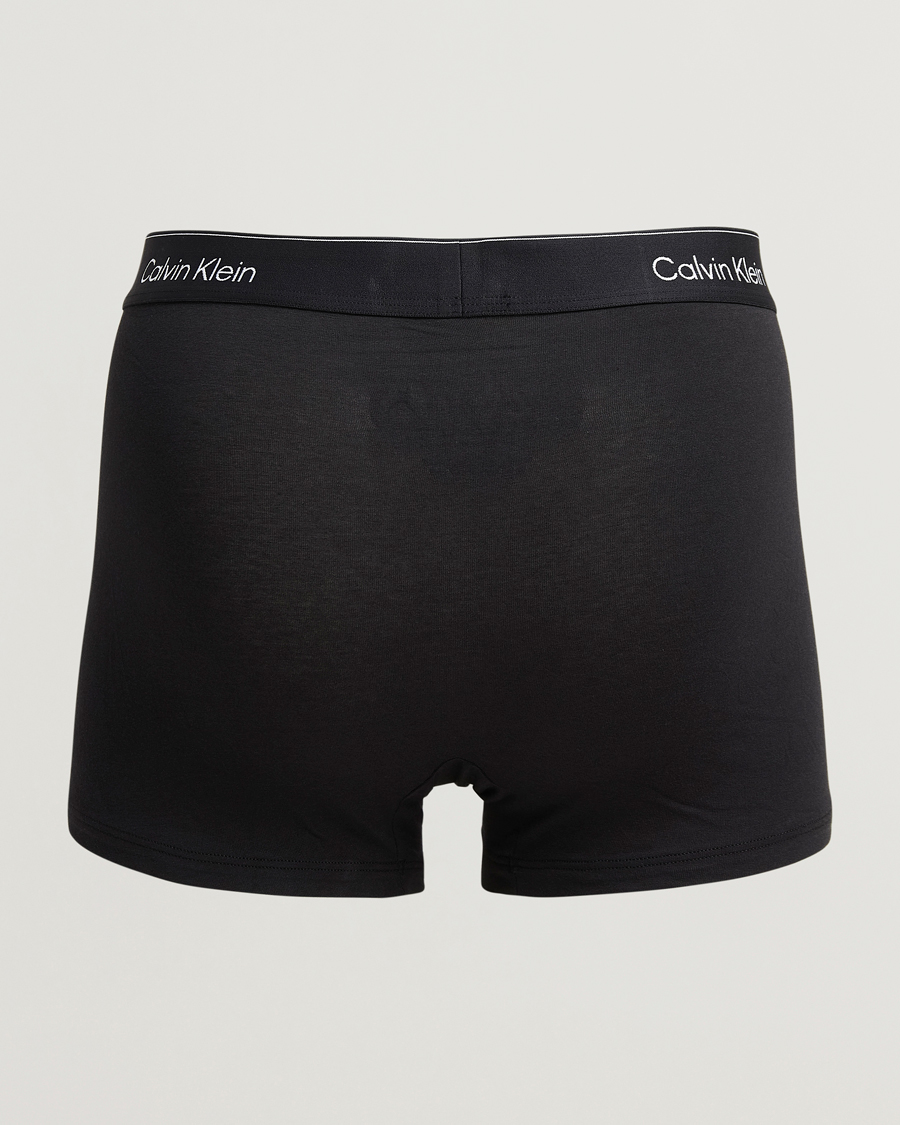 Hombres | Ropa interior y calcetines | Calvin Klein | 3-Pack Icon Cotton Stretch Relaxed Trunk Black