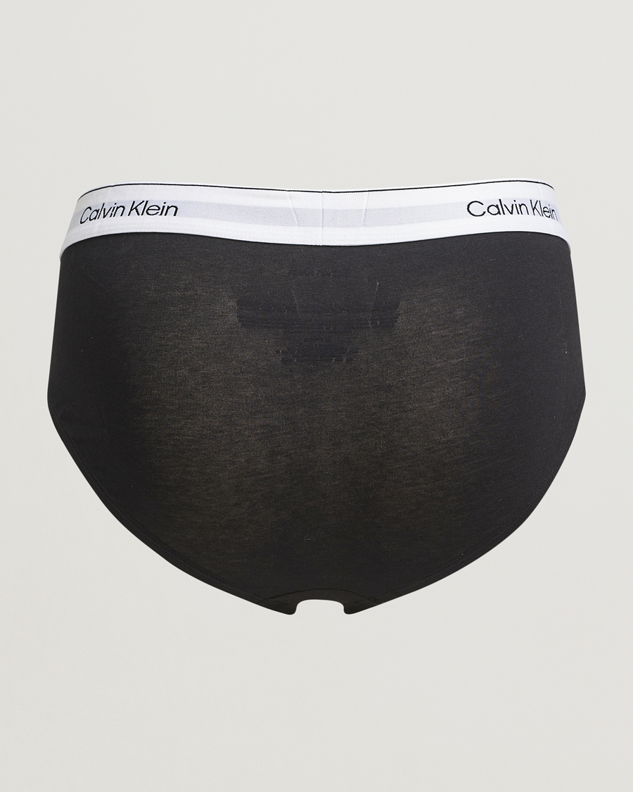 Hombres | Ropa interior y calcetines | Calvin Klein | 3-Pack Icon Cotton Stretch Hip Brief Black