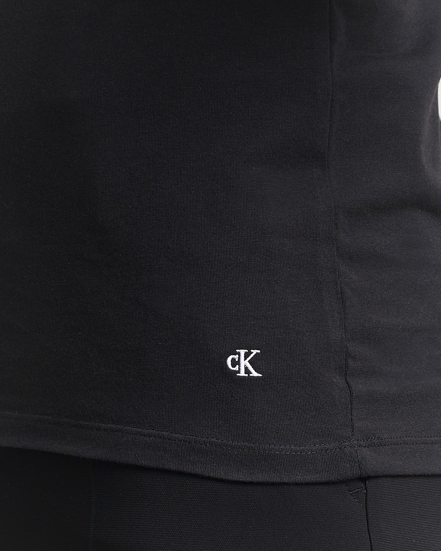 Hombres | Camisetas | Calvin Klein | 3-Pack Cotton Stretch Crew Neck T-Shirt White/Black/Grey