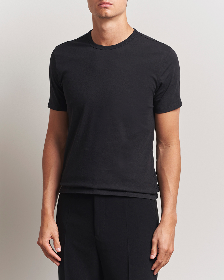 Hombres | Camisetas | Calvin Klein | 3-Pack Cotton Stretch Crew Neck T-Shirt Black