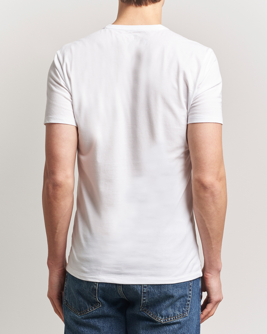 Hombres | Camisetas | Calvin Klein | 3-Pack Cotton Stretch V-Neck T-Shirt White